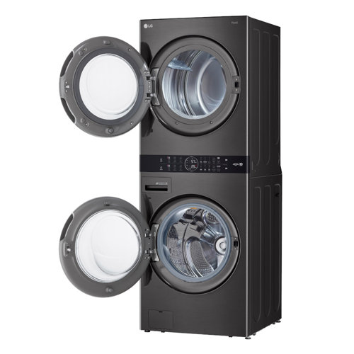 LG Washer & Dryer Set with Stackable 4.5 Cubic Feet Smart Front Load